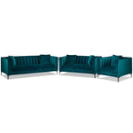 Celina Sofa, Loveseat and Chair Set - Green