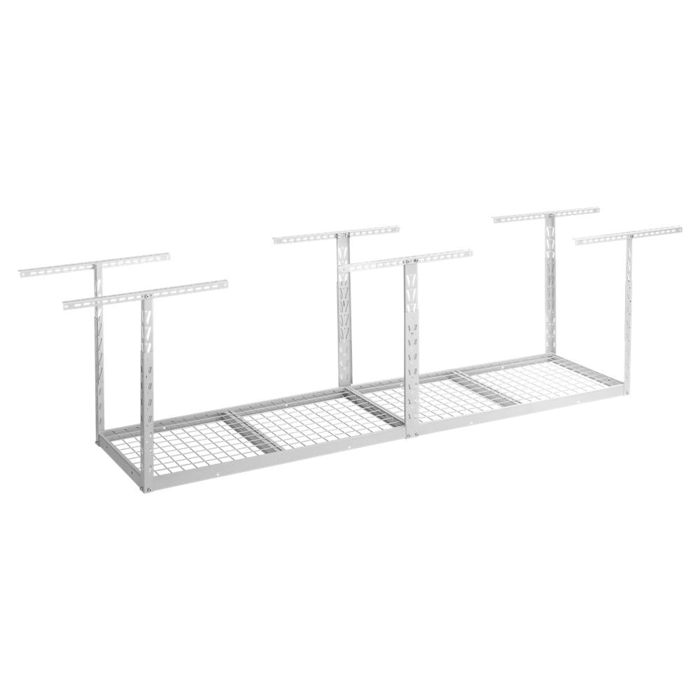 Overhead Gearloft™ Storage Rack 2 X 8 Ft - Hammered White Storage Solution