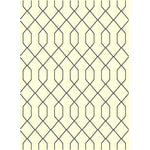 Fiona 4'7'' X 6'7'' Geometric Rug - Cream Black Area Rug