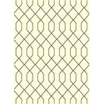 Fiona 4'7'' X 6'7'' Geometric Rug - Cream Black Area Rug