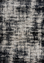 Ariel Grey Cream Distressed Rug, 5'1" X 7'7" Area Rug