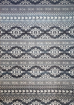 Dais Tribal Area Rug - 8' X 11' - Blue/White