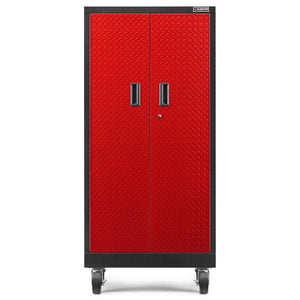 Premier Pre-assembled Tall Gearlocker - Red Tread Storage Solution
