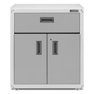 Ready-to-assemble 3/4-door Modular Gearbox - Gray Slate Storage Solution