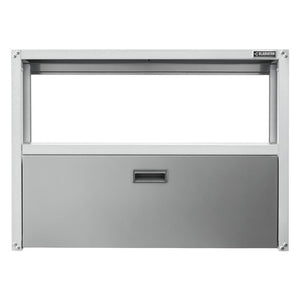 Ready-to-assemble Foldaway Work Station - Gray Slate Storage Solution