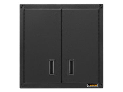 Ready-to-assemble Full-door Wall Gearbox - Hammered Granite Storage Solution