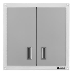 Ready-to-assemble Full-door Wall Gearbox - Gray Slate Storage Solution