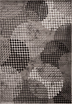 Paladin 7'10" X 10'6" Ink Pad Rug - Grey Black  Area Rug