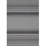 Jango 7'10" X 10'6" Indoor/Outdoor Tribal Rug - Grey Black Area Rug