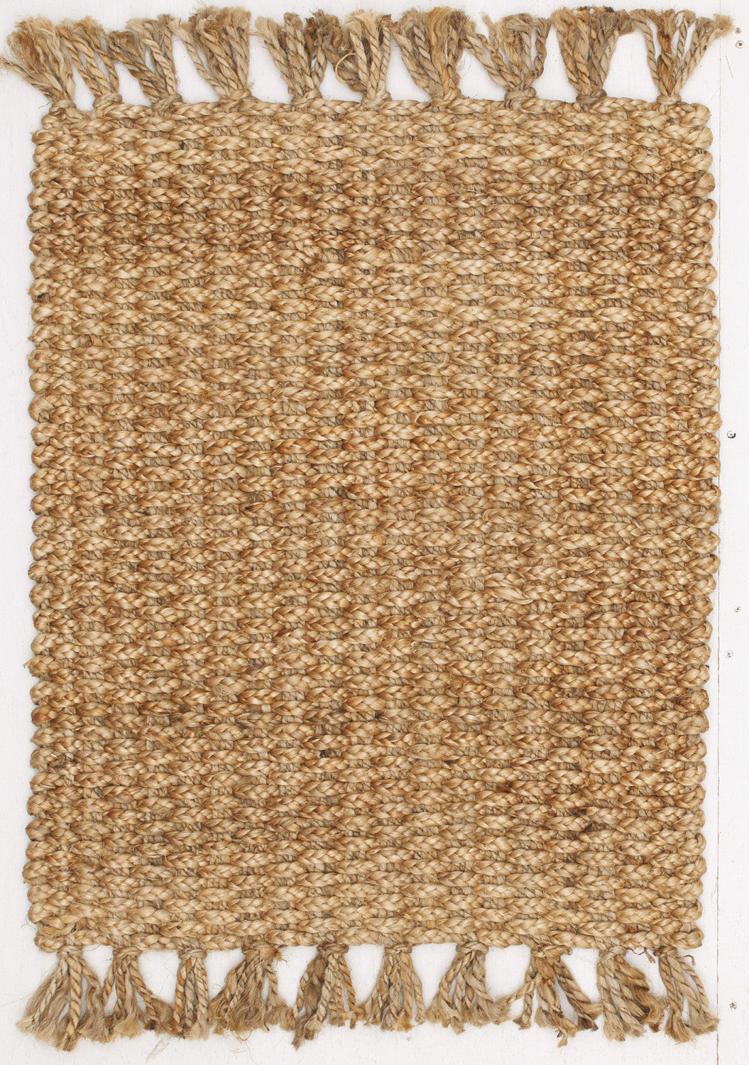 Jute 7'10" X 10'6" Braided Jute Rug - Beige Area Rug