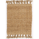 Jute 7'10" X 10'6" Braided Jute Rug - Beige Area Rug