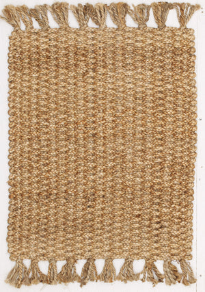 Jute 7'10" X 10'6" Braided Jute Rug - Beige Area Rug