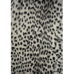 Kathy 7'10" X 10'10" Leopard Print Rug - Grey Black  Area Rug