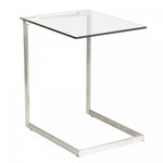 Zenn 15.75" Accent Table - Stainless Steel