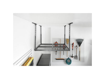 Overhead Gearloft™ Storage Rack 4x4 Ft - Hammered Granite Storage Solution