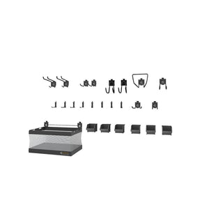 Accessory Starter Kit Deluxe - Hammered Graphite Wall Accessory