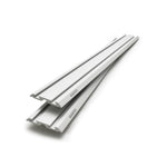 4' Wide Geartrack® Channels (2-pack) - Light Gray Wall Accessory