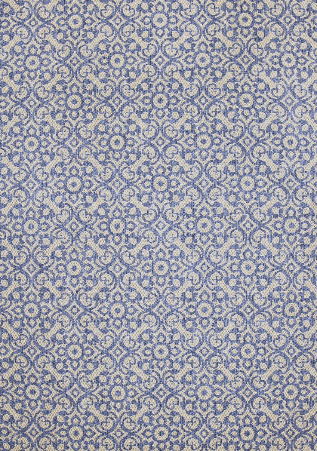 Camby 7'10" X 10'6" Indoor/Outdoor Elaborate Rug - Blue Beige  Area Rug