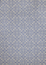 Camby 7'10" X 10'6" Indoor/Outdoor Elaborate Rug - Blue Beige  Area Rug