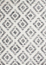 Meridian 7'10" X 10'6" Diamond Distressed Rug - Grey Area Rug