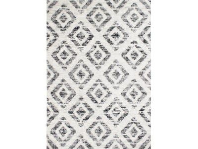 Meridian 7'10" X 10'6" Diamond Distressed Rug - Grey Area Rug