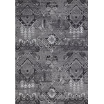 Jango 7'10" X 10'6" Indoor/Outdoor Geometric Rug - Grey Black  Area Rug