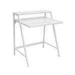 2-tier Contemporary Desk - White