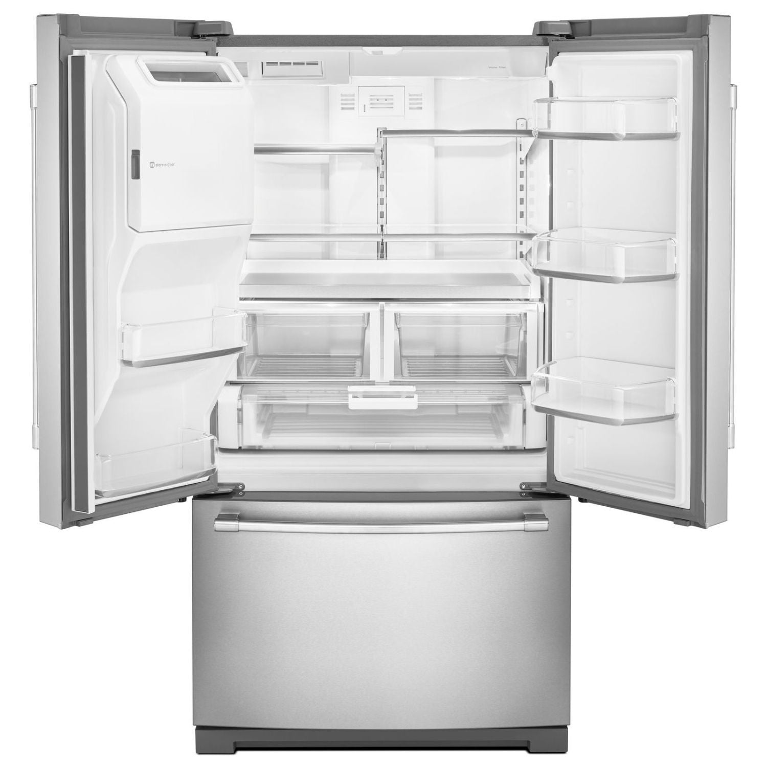 Maytag 35.75" 27 Cu. Ft. Fingerprint Resistant Stainless Steel French Door Refrigerator - MFT2772HEZ