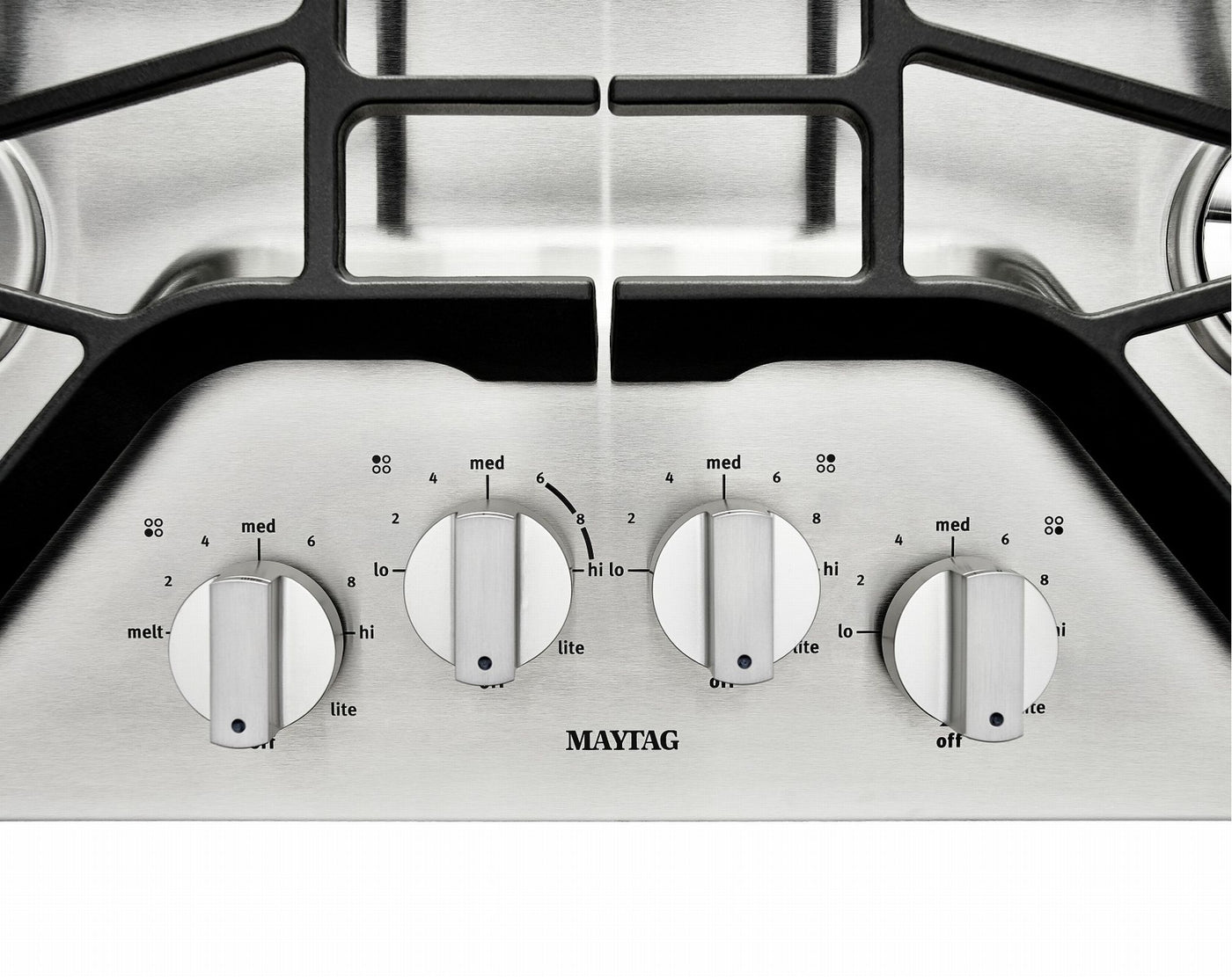 Maytag Stainless Steel 30" Gas Cooktop MGC7430DS Leon's