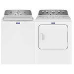 Maytag White Top-Load Washer (5.2 cu. ft.) & Electric Dryer with Extra Power (7.0 cu. ft.) - MVW4505MW/YMED5030MW