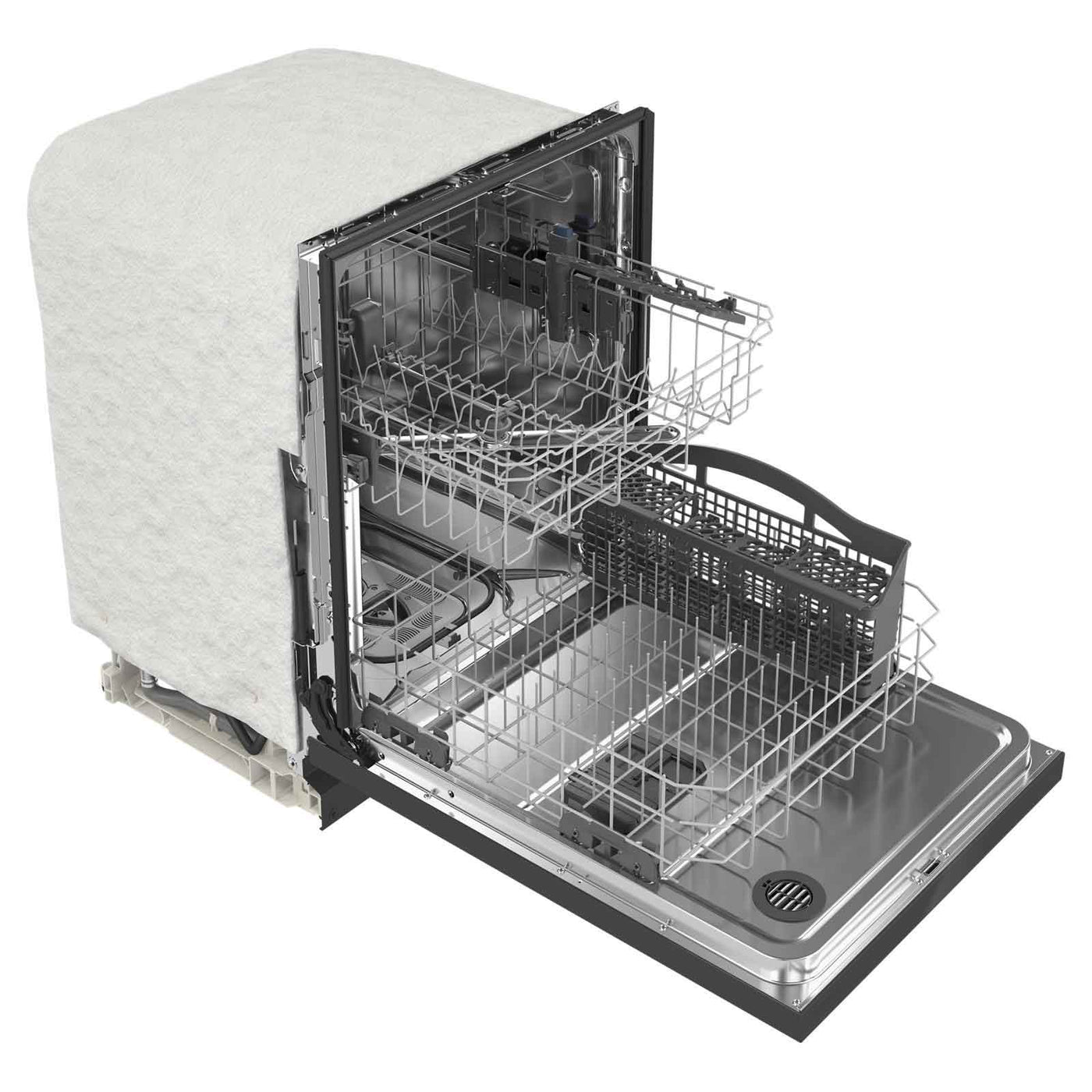 Maytag 24" Black dishwasher with Dual Power filtration (50 dBA) - MDB4949SKB