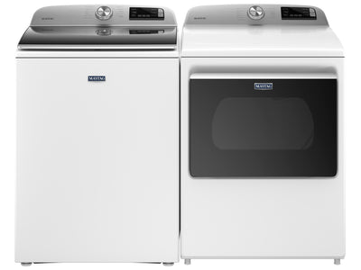 Maytag White Top-Load Washer (5.4 cu. ft.) & Electric Dryer (7.4 cu. ft.) - MVW6230HW/YMED6230HW