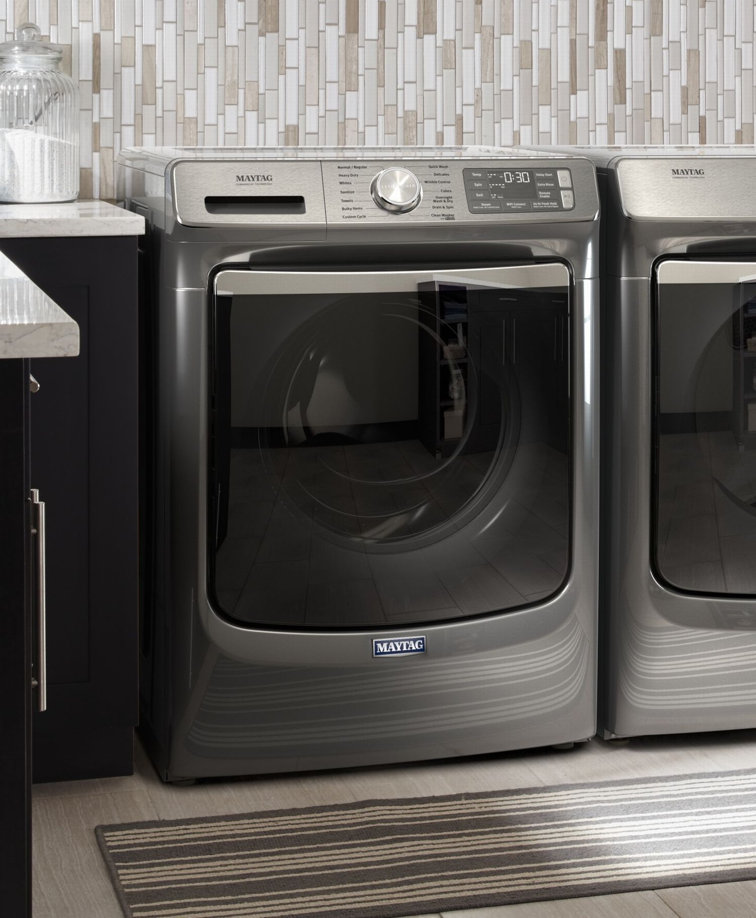 Maytag Metallic Slate Front Load Washer (5.8 Cu. Ft.) - MHW8630HC