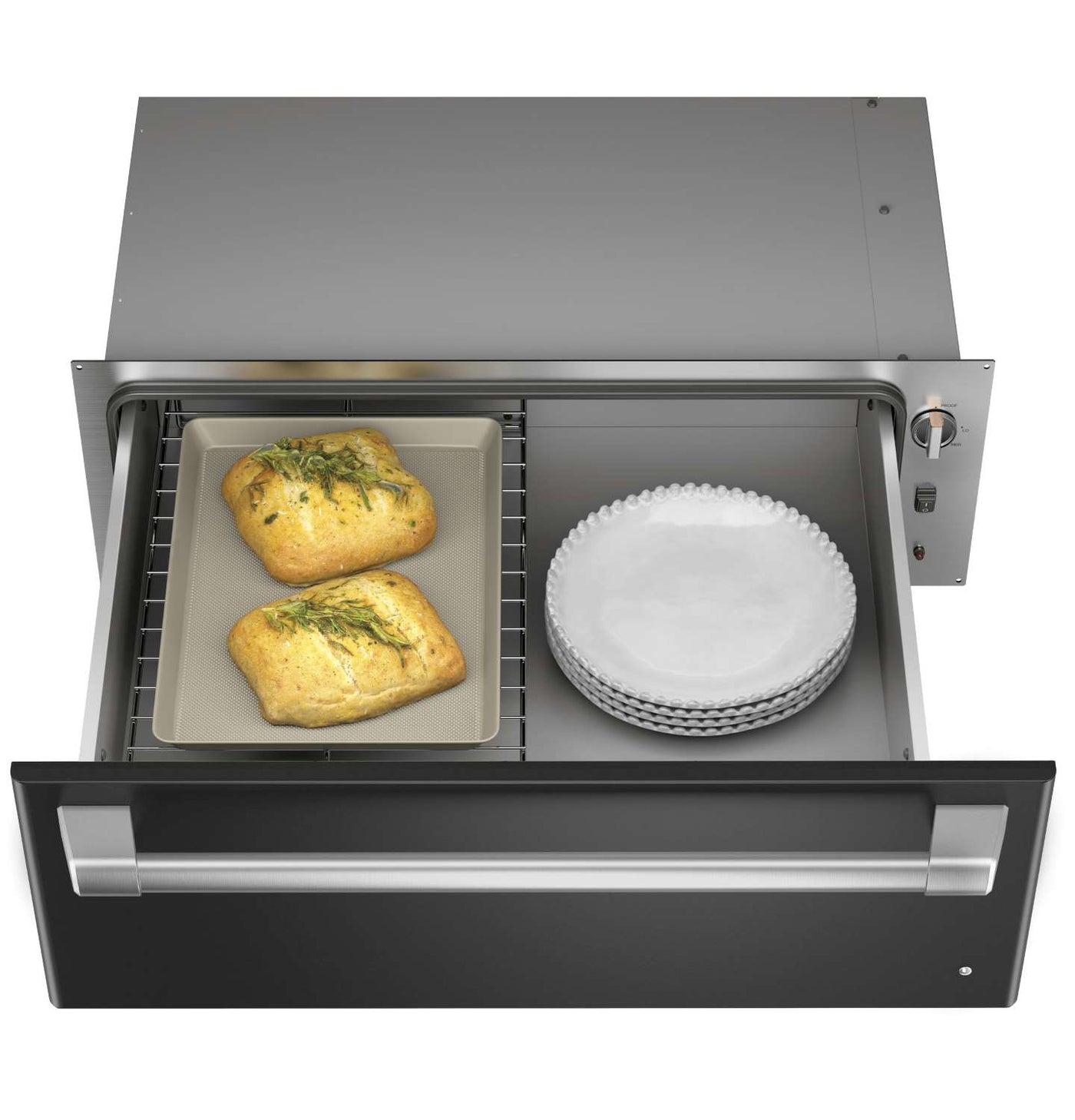 Café 30in Matte Black Warming Drawer (1.9cu ft)- CTW900P3PD1