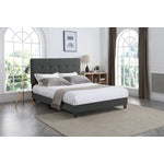 Cabo 3-Piece King Bed - Dark Grey