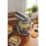 KitchenAid Medallion Silver Artisan® Series Tilt-Head Stand Mixer with Premium Accessory Pack - KSM195PSMS