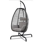 Yara Outdoor Hanging Egg Chair - Grey