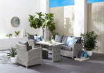 Maldives Outdoor 4-Piece Conversation Set - Grey