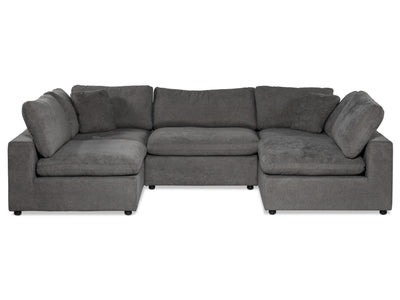 Cirrus 5-Piece Modular Sectional - Grey