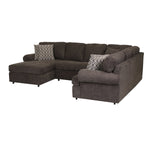 Jupiter 4-Piece Sectional with Left-Facing Chaise - Carbon