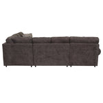 Jupiter 4-Piece Sectional with Left-Facing Chaise - Carbon