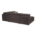 Jupiter 4-Piece Sectional with Left-Facing Chaise - Carbon