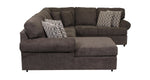 Jupiter 4-Piece Sectional with Left-Facing Chaise - Carbon