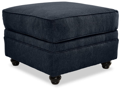 Murphy Ottoman - Indigo