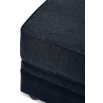 Murphy Ottoman - Indigo