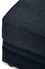 Murphy Ottoman - Indigo
