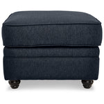Murphy Ottoman - Indigo