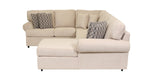Jupiter 4-Piece Sectional with Right-Facing Chaise - Flax