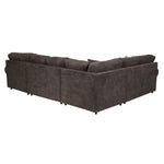 Jupiter 4-Piece Sectional with Right-Facing Chaise - Carbon