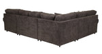 Jupiter 4-Piece Sectional with Right-Facing Chaise - Carbon
